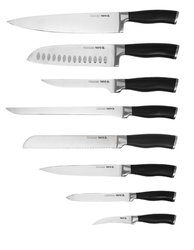 Profesjonalny zestaw kutych noży kuchennych YATO - 8 elementowy