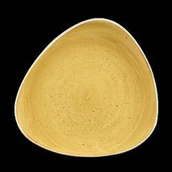 Talerz trójkątny Stonecast Mustard Seed Yellow  229 mm Churchill | SMSSTR91