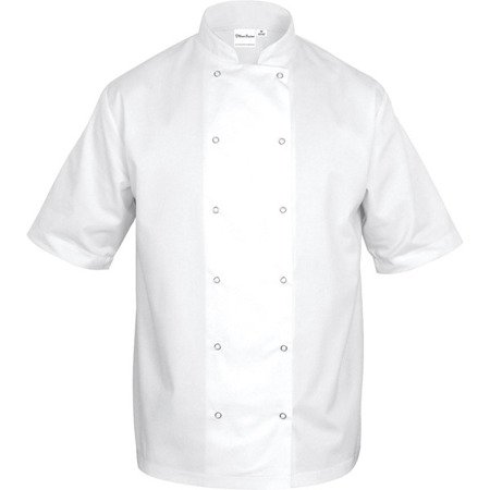 Bluza kucharska, unisex, krótki rękaw, biała, rozmiar XL 634075 STALGAST