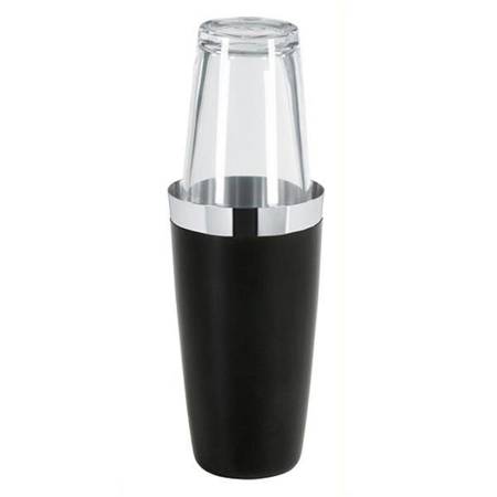 Boston Shaker 0,8l ze szklanką winylowy TOM-GAST kod: BPR-800BL