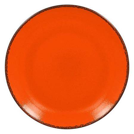 FIRE Talerz płaski, okrągly 24 cm pomarańczowy TOM-GAST kod: R-FRNNPR24OR-12