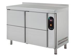 Stół chłodniczy bez agregatu z szufladami 700 mm GN 1/1 ESSENZIAL LINE ETP-7-102-04 R D