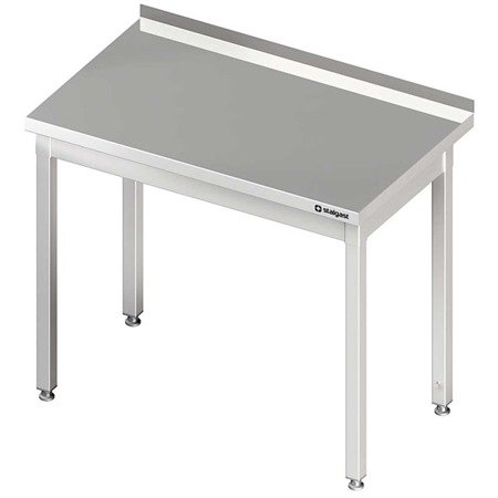 Stół stalowy bez półki, przyścienny, skręcany, 1200x700x850 mm 611127 STALGAST