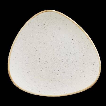Talerz trójkątny Stonecast Barley White  265 Churchill | SWHSTR101